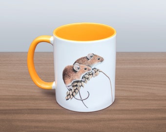 Field Mice Ceramic Mug - by Mitchell Wildlife Art