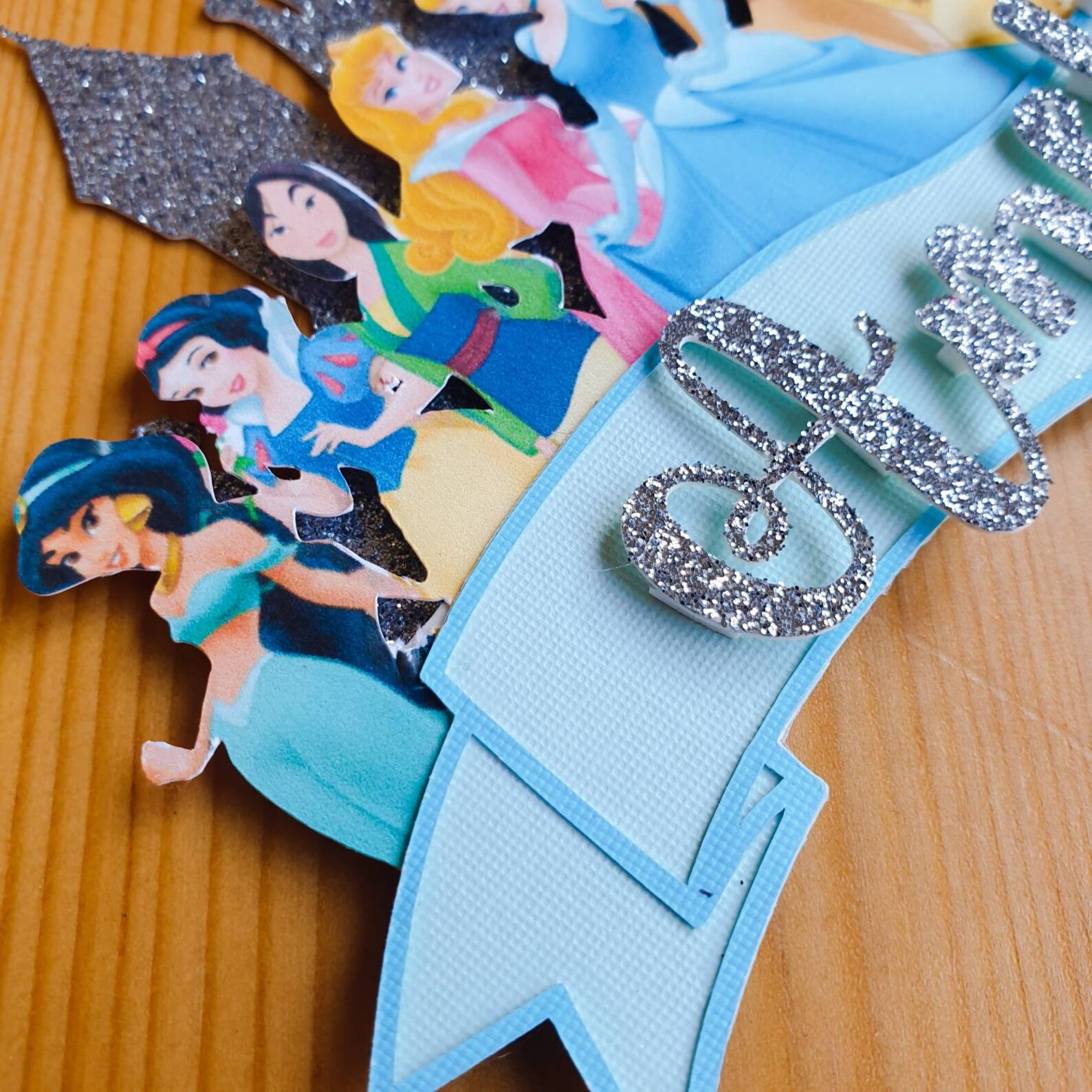 Disney Princesses Cake Topper Etsy