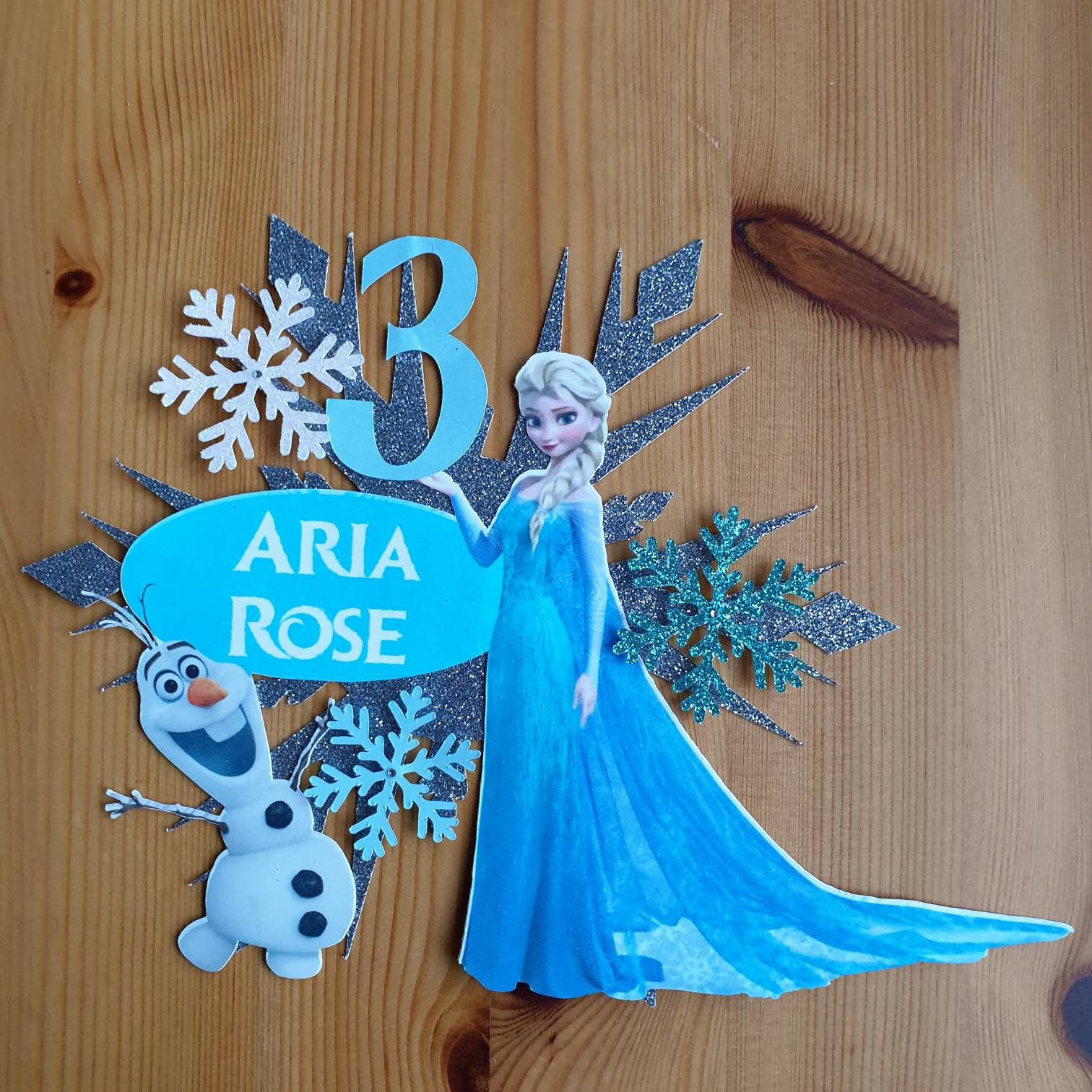Frozen Cake Topper Etsy