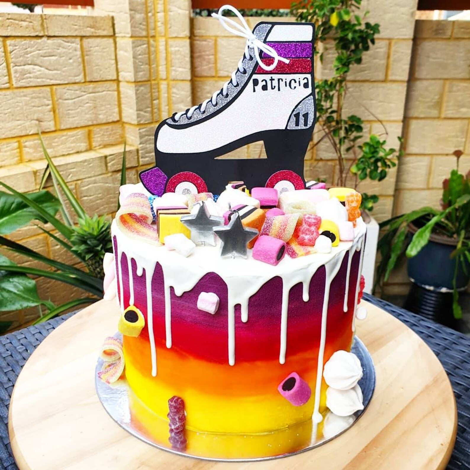 Roller Skate Cake Topper Etsy Australia