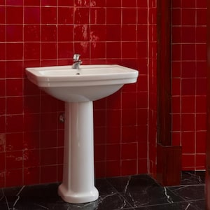 Red Tile Moroccan Tile Square Handmade Tomato Backsplash Tile Bathroom Wall Tile Fireplace Bright Red Zellij Crimson Red Tiles