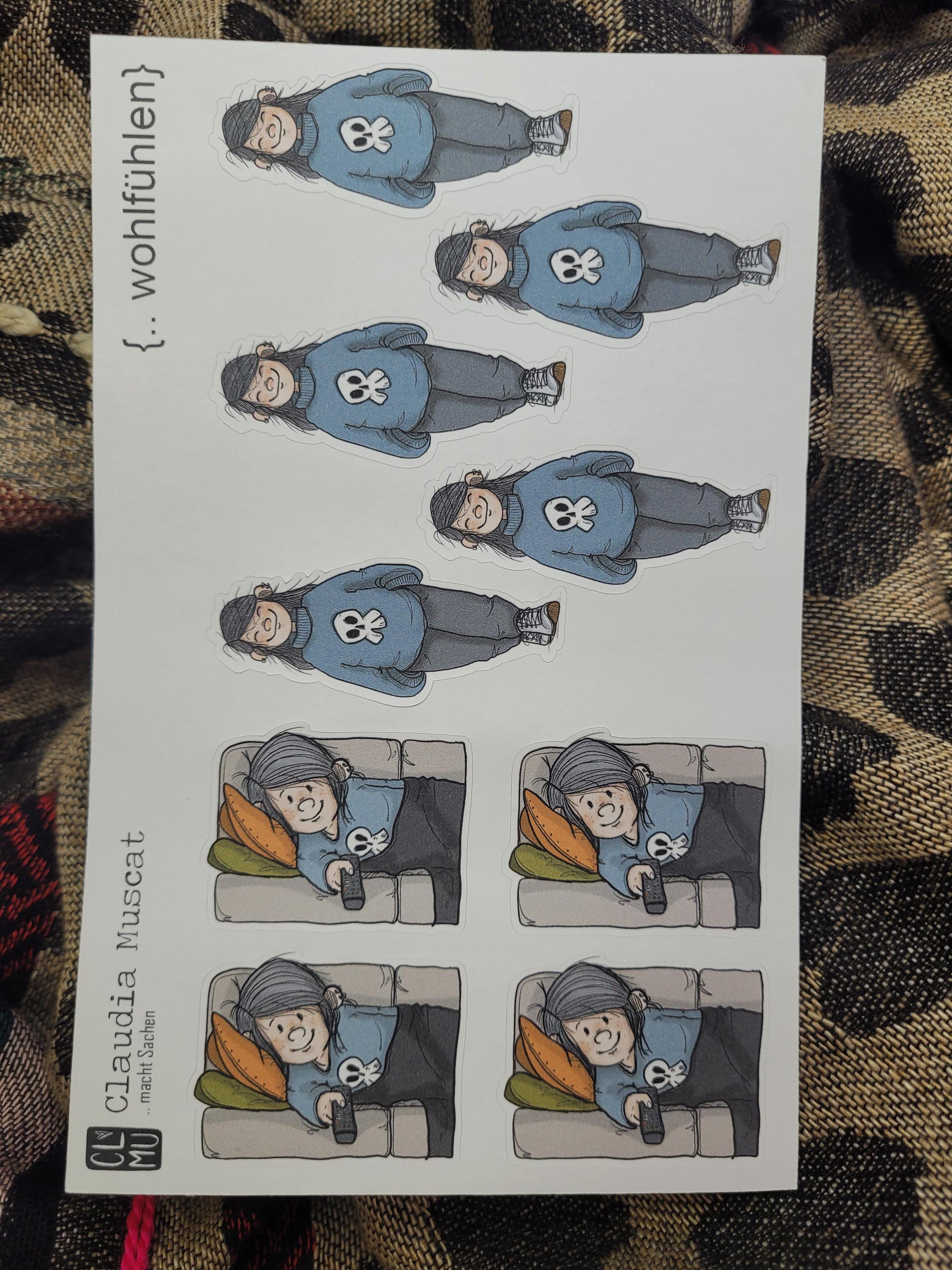 Sticker sheet "Mini's" feel good