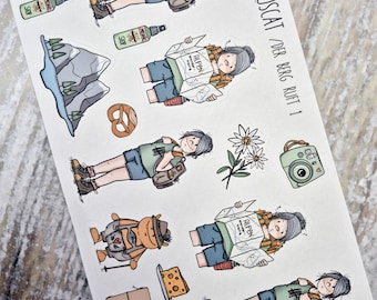 Sticker-Sheet "Mini's" Der Berg ruft 1