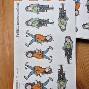 Sticker-Sheet "Mini's" [.. Frühlingserwachen]
