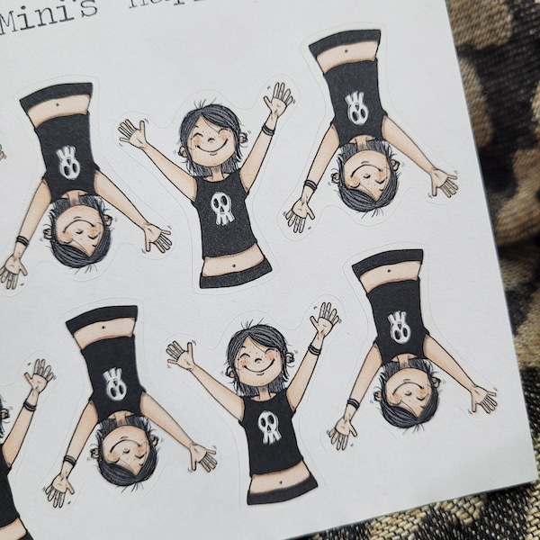 Sticker-Sheet "Mini's"  happy