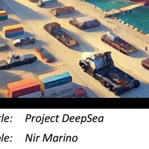 May include: A colorful illustration of a busy harbor with ships and cranes. The text "Offshore Marine Services - Financial Model 10+ Year DCF Model & Valuation" is at the top of the image. The text "Big 4 Wall Street Believe, Conceive, Excel" is at the bottom of the image.