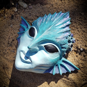 Zora Mask - Zelda / Majora&#39;s Mask Sculpt Collection Display Piece