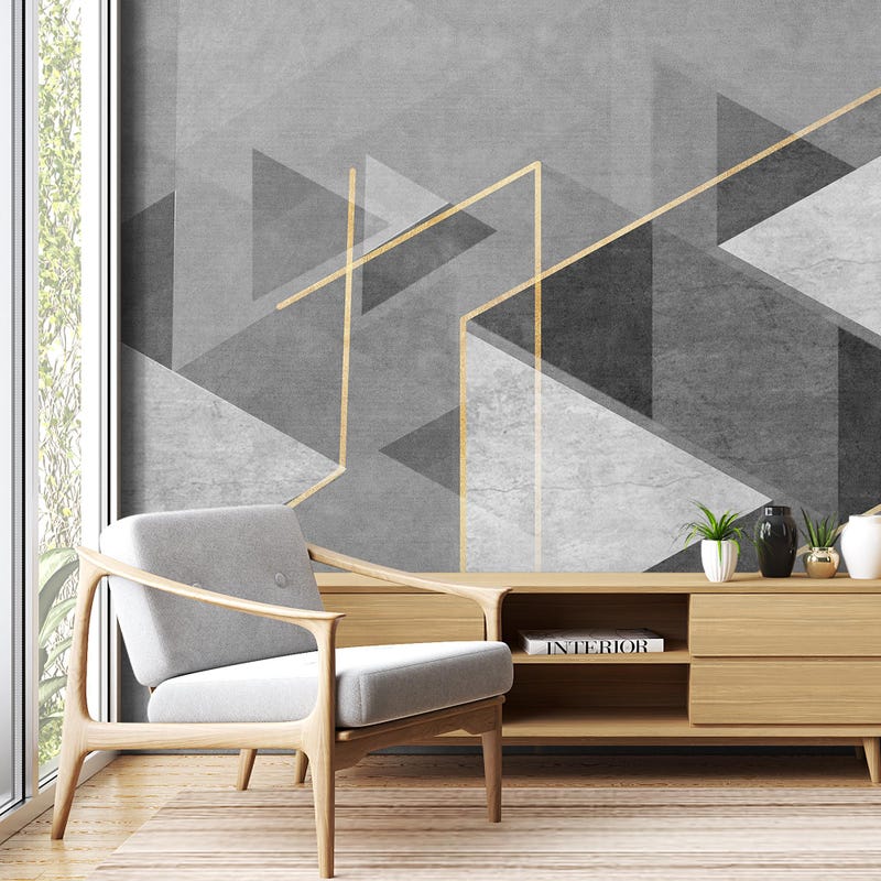 Geometric Wall Covering - Etsy
