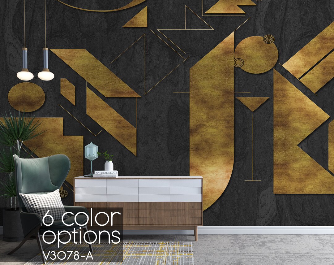 Adhesive Boho Wallpaper Peel and Stick Easy Install Geometric Pattern