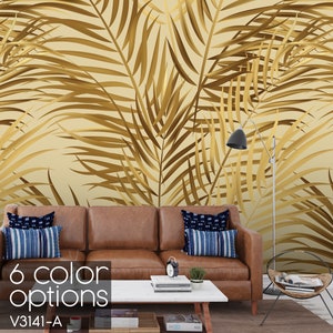 Gold Leaf Wallpaper, Wall Mural, Wall Covering, Peel and Stick, Wall Decor, for Living Room, for Bedroom, for Kitchen, Home Decor