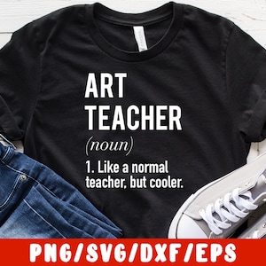 Kunst-Lehrer SVG geschnitten Datei - (Vinyl-Aufkleber für Silhouette Kamee Cricut Eisen auf Transfer auf Becher Shirt Stoff-Design)