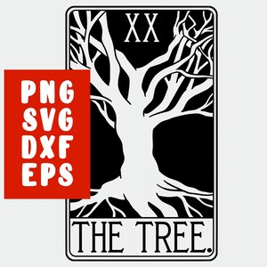 Árbol genealógico SVG – Archivo recortado de cartas del tarot de Ancestry – Diseño de árbol genealógico con raíces para Cricut y Silhouette