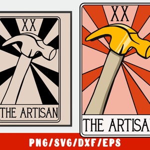 Crafter SVG (Carta de Tarô Engraçada) - Martelo Artista - Ferramenta Artesanal