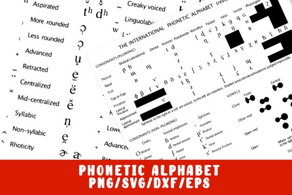 Phonetic Alphabet SVG Cut File IPA Phonetics Linguist - Etsy Singapore Phonetic Alphabet SVG Cut File IPA Phonetics Linguist - Etsy Singapore