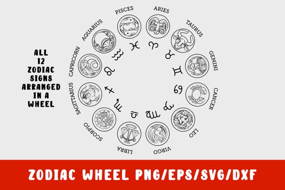Download Astrology Svg Cut File Vinyl Decal For Silhouette Cameo Cricut Iron On Transfer On Shirt Fabric Design Natal Chart Printable Birth Chart Art Collectibles Drawing Illustration Delage Com Br