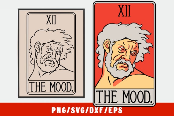 Professor unse Rektangel Moody Svg Art Svg the Mood Tarot Card Funny Svg Sassy - Etsy Ireland
