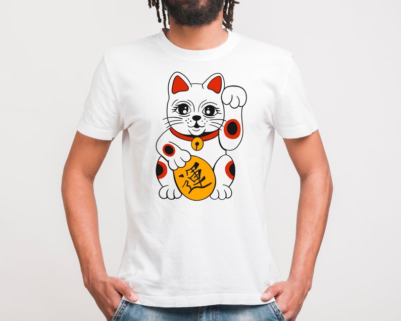 Maneki Neko SVG Cut File Japanese Lucky Fortune Cat | Etsy