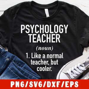 Psychologie Lehrer SVG geschnitten Datei - Psych Professor (Vinyl-Aufkleber für Silhouette Kamee Cricut Eisen auf Transfer auf Becher Shirt Stoff-Design)