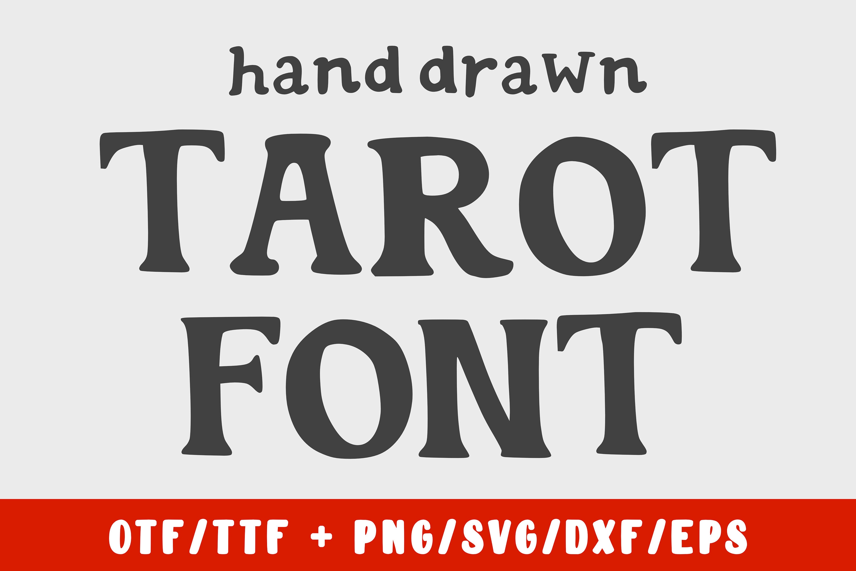 Tarot Font SVG PNG Printable Divination New Age For Shirts | Etsy Polska