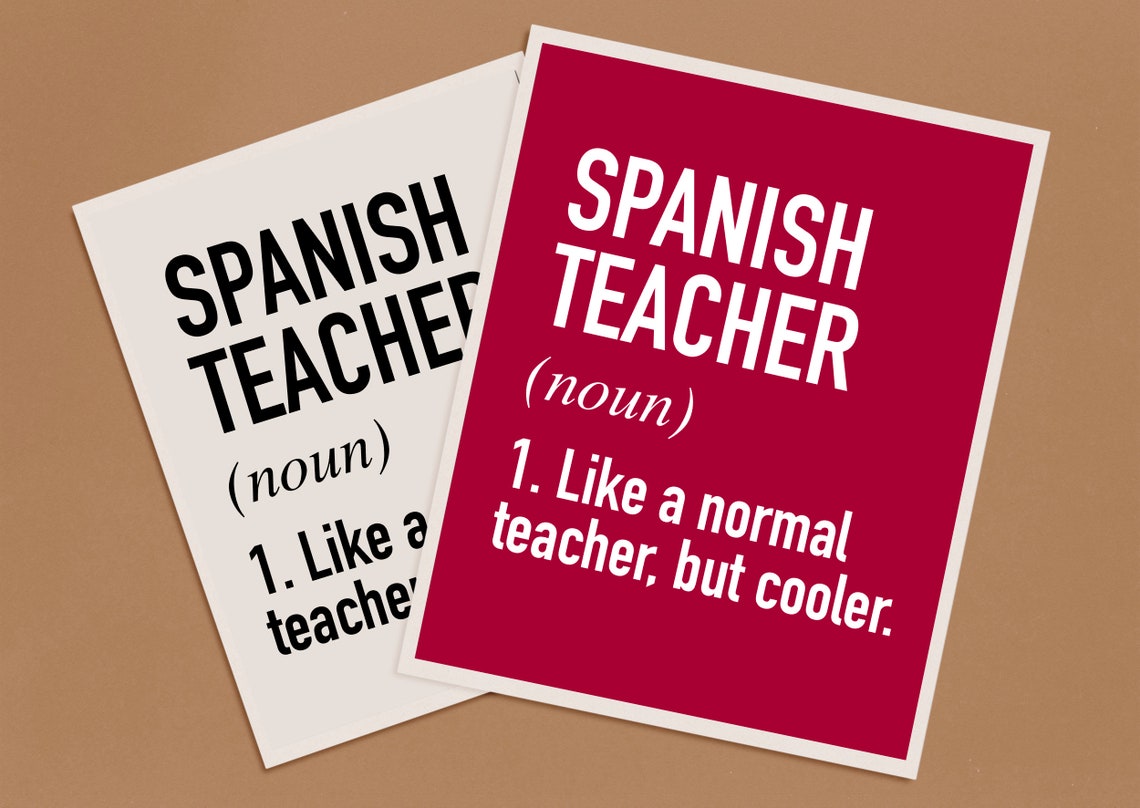 Spanish Teacher SVG Cut File vinyl Decal for Silhouette - Etsy
