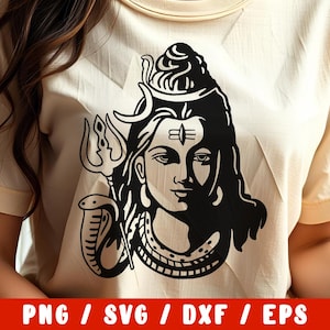 Fichier de coupe Shiva SVG - Lotus Yoga Ramayana hindou