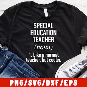 Sped Teacher SVG Cut File - Special Education Teacher (Vinyl Aufkleber für Silhouette Kamee Cricut Bügelbild auf Becher Shirt Stoffdesign)