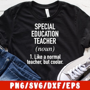 Sped Teacher SVG Cut File - Special Education Teacher (vinyl decal for silhouette cameo cricut iron on transfer on mug shirt fabric design)