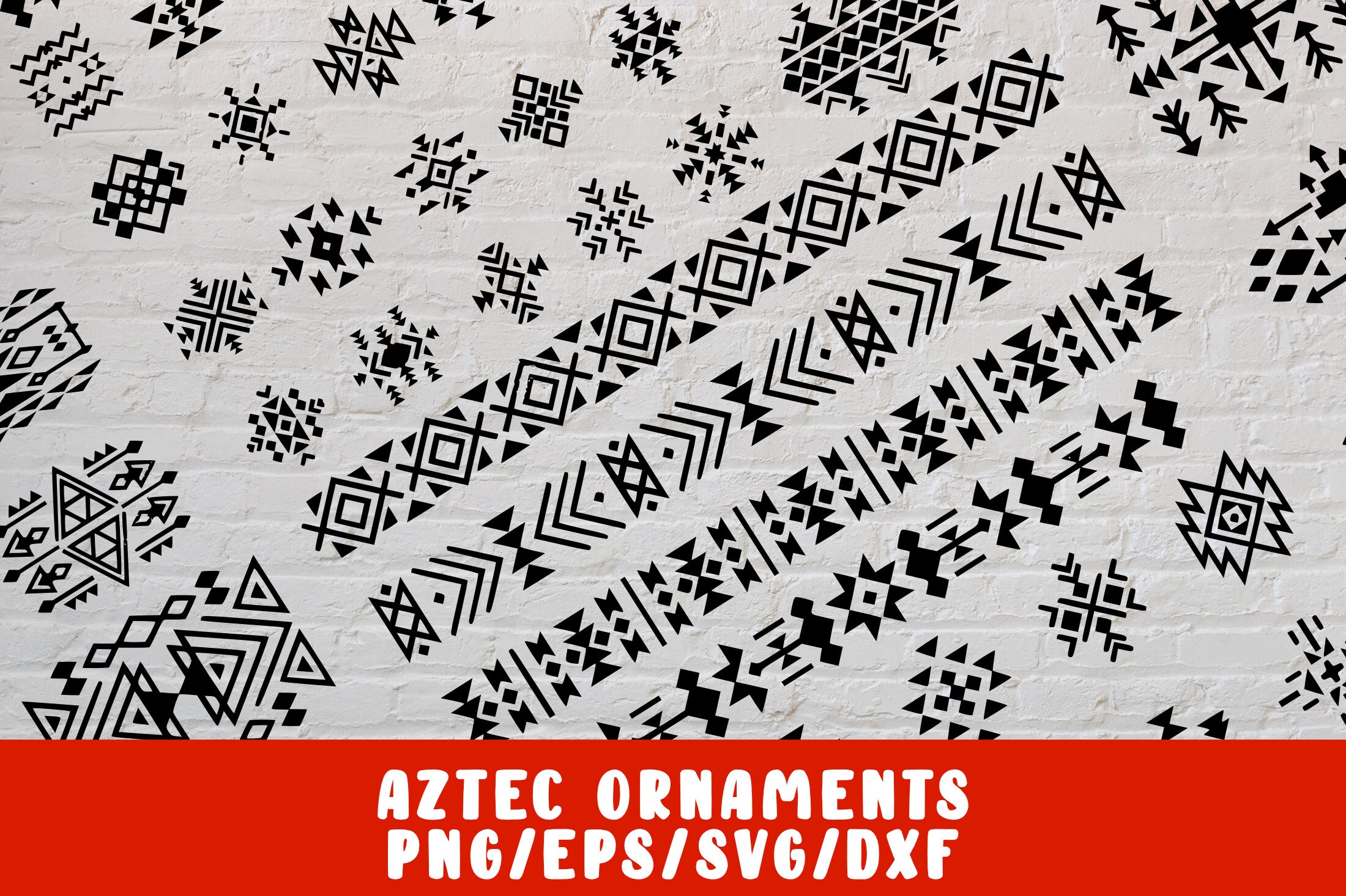 Download Aztec Svg Cut File Aesthetic Ornaments Printable Vinyl Etsy