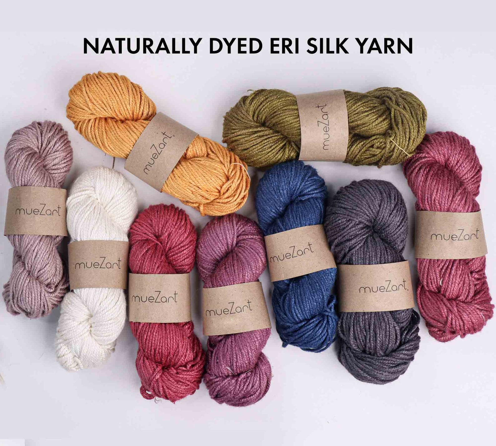 100 Natural Eri Silk Yarn for Knitting Crochet Tapestry Etsy