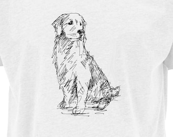 Golden Retriever - Dogs - Men's T-Shirt - Gifts for men - Fairwear Approved Cotton Tee