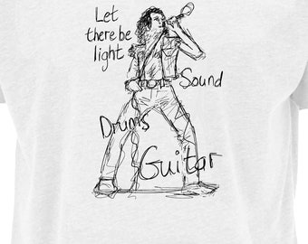 Bon Scott – AC/DC - Rock T-Shirt - Herren T-Shirt - Geschenke für Männer - Fairwear Approved Cotton T-Shirt