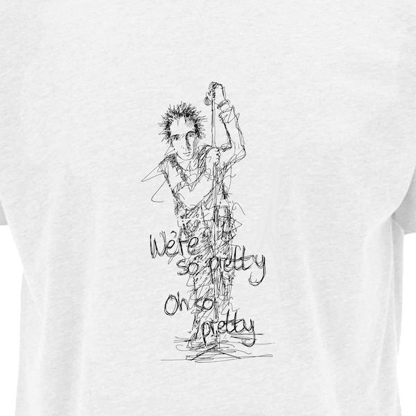 Johnny Rotten - Sex Pistols - Punk - Camisetas - Camisetas de Hombre - Regalos para Hombres - Camiseta de Algodón Aprobada fairwear