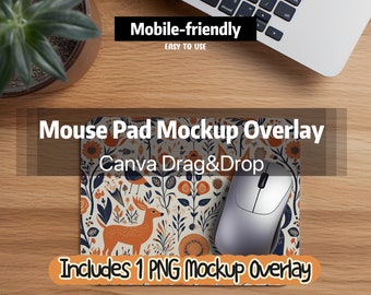 Mouse pad mockup | Gaming mouse mat Mockup | Mouse desk pad mockup | Mouse rest platform mockup | Mouse cushion  mockup | Canva mockups