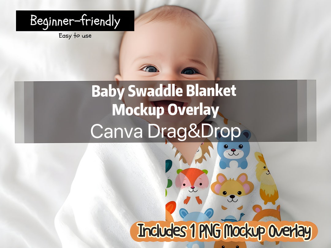 Baby Swaddle Blanket Mockup Baby Blanket Mockup Newborn Etsy