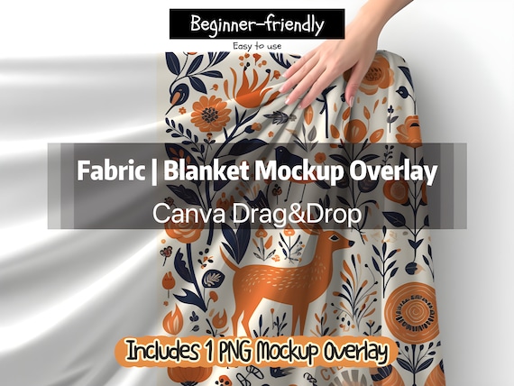Fabric Mockups | Drapery Silk Cloth | Mockup Overlays | Canva Mockups | Printify Mockups | Mobile friendly