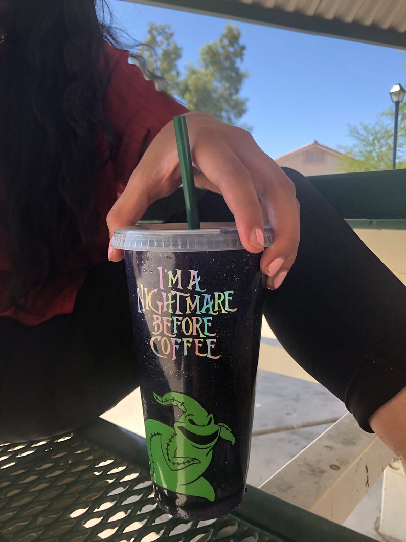 Nightmare Before Christmas Starbucks Tumbler Etsy