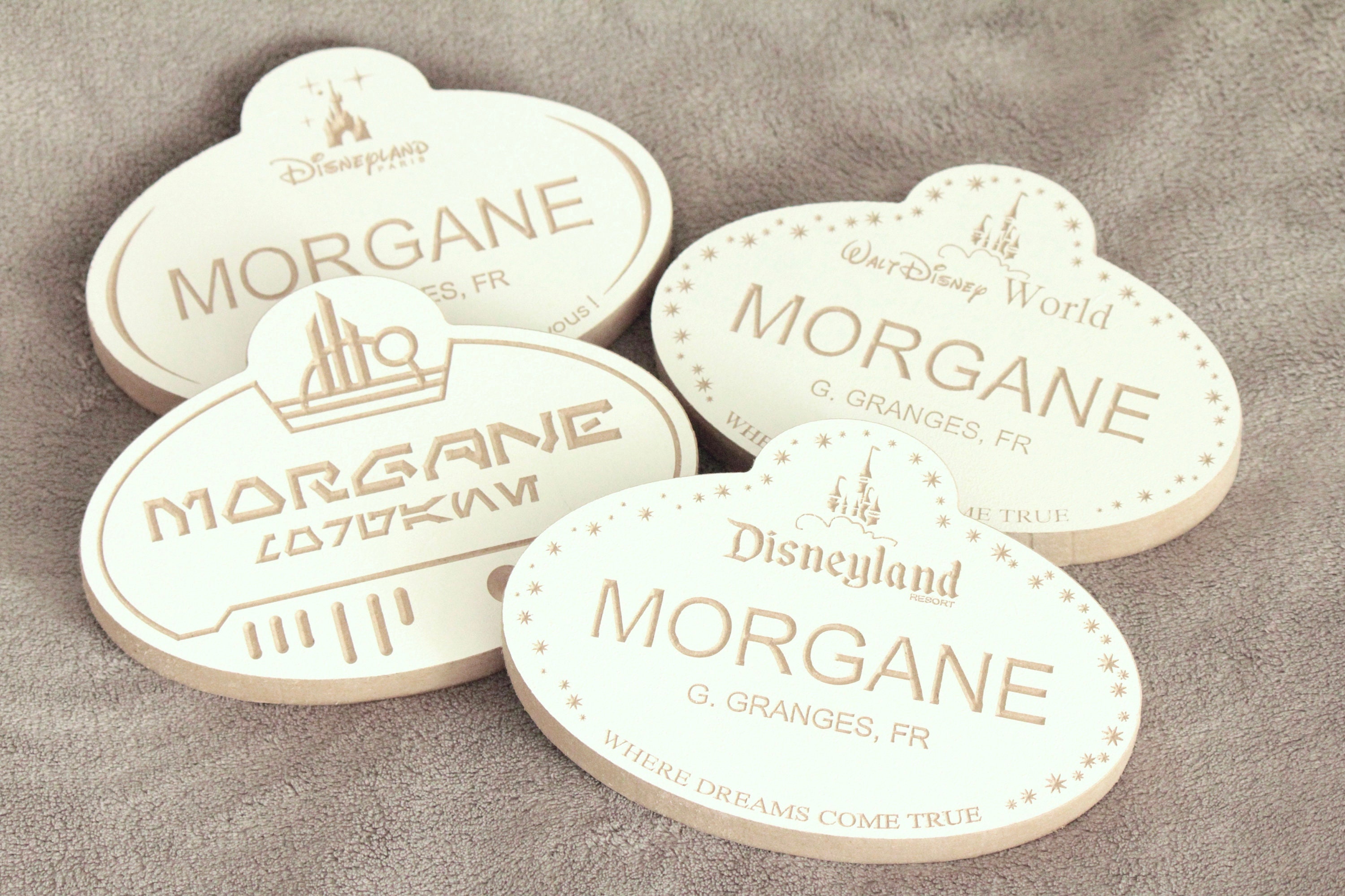 Magic Name Tag, Resort, World, Paris, Galaxy