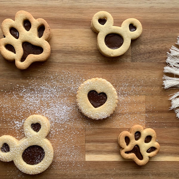 Cortador de galletas lleno