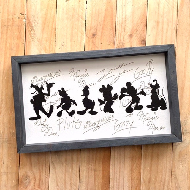 Autographe, Cadre Décoratif