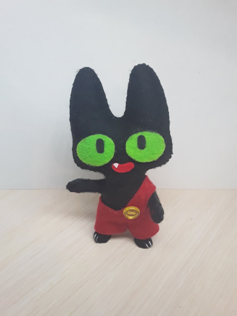Mao Mao Toy Plush Kitten. Heroes of Pure Heart Toys. Black | Etsy