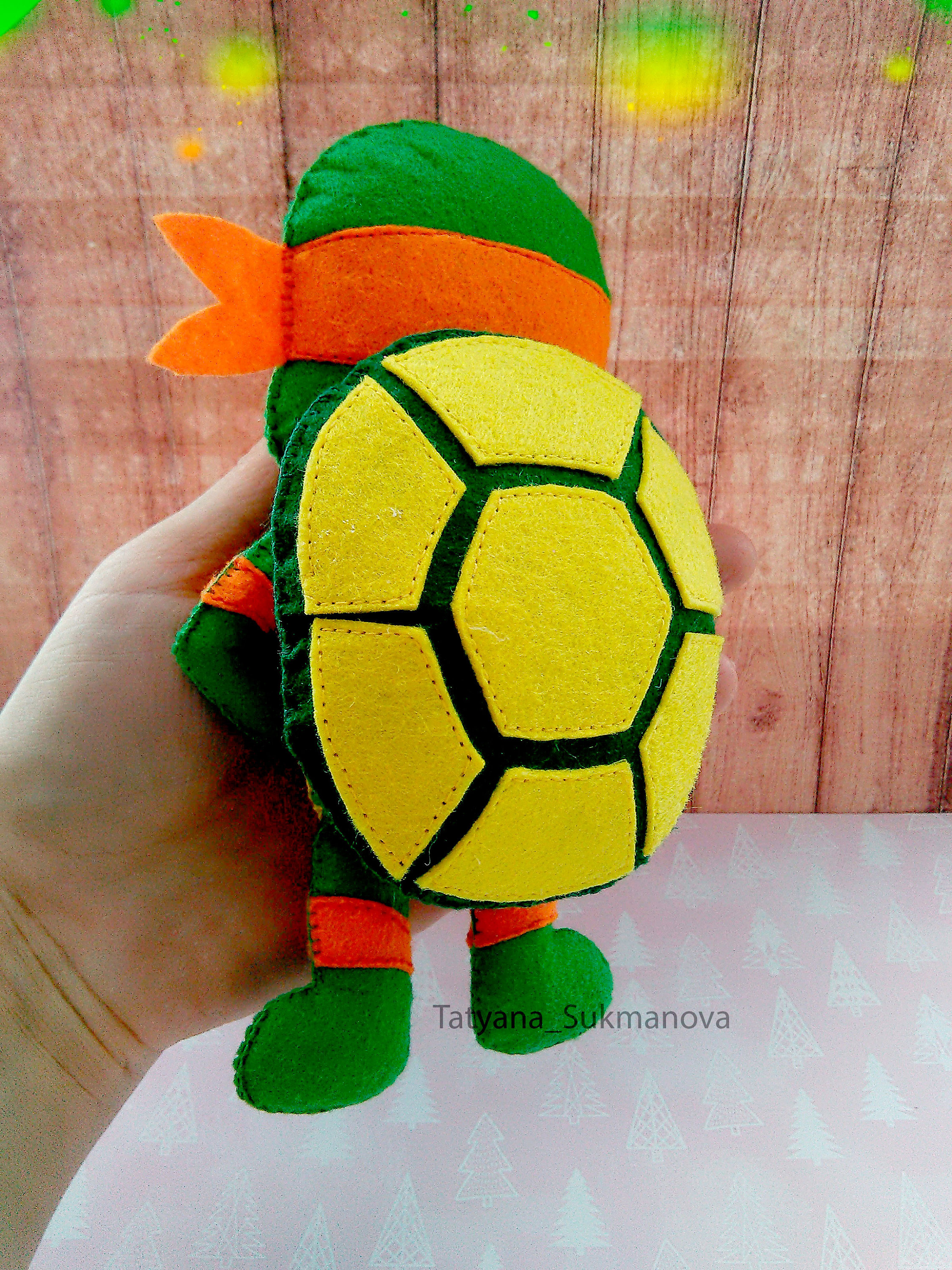 Ninja turtles pdf pattern Felt sewing Comics doll pattern Etsy