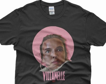 Villanelle shirt Villanelle Poster T-shirt Killing Eve shirt Killing Eve Poster Villanelle Pink Dress T-shirt Unisex Men or Women Tee P3