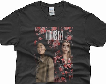 Killing Eve shirt Killing Eve Poster T-shirt Villanelle shirt Villanelle Poster T-shirt Villanelle dress FLORAL Unisex Tee Men or Women Tee