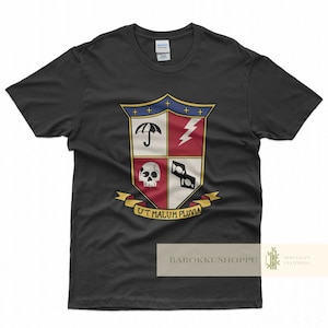 The Umbrella Academy shirt Umbrella Academy Ut Malum Pluvia T-shirt The Umbrella Academy Logo patch Crest Pin Poster T-shirt Unisex Tee L08