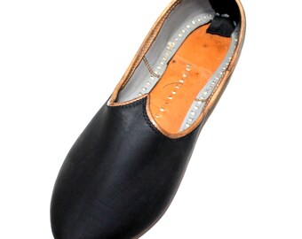 Leather Men's Mojari | Handmade Traditional Indian Wedding Shoes