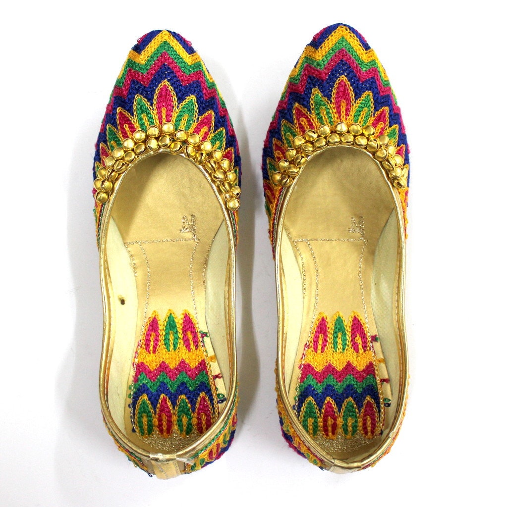 VĂŞtements indiens pour femmes|| Mojari pour femmes || Jutti femme || chaussures femme || Chaussures traditionnelles || Livraison gratuite || Chaussure