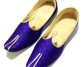 Chaussures Mojari en cuir faites main | Jutti mariage indien