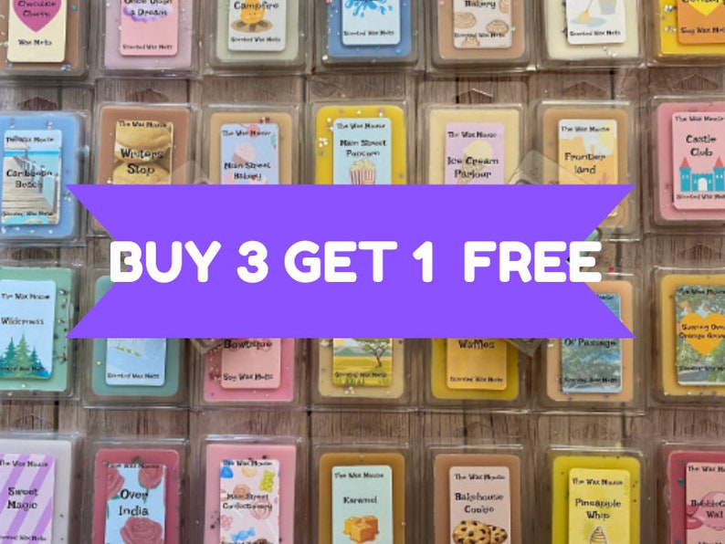 Disney Parks Inspired  Magical Scents Collection Wax Melts - Theme Park Fragrances- Buy 3 get one free - Add 4 or more to receive offer. 