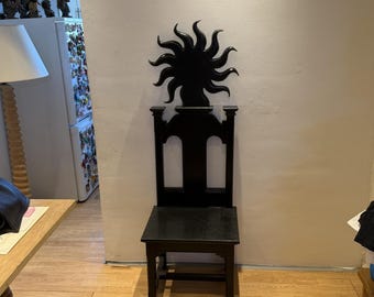 Sun symbol chair (Collection only)