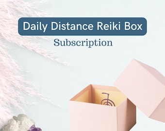 Daily Distance Reiki Community Subscription Box: Energy Healing, Chakra Balance